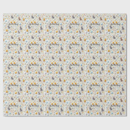 First Easter Wrapping Paper – Cute Bunnies, Chicks Geschenkpapier