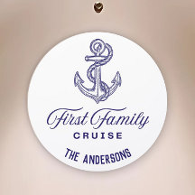 First Family Cruise Door Magnet - Customizable