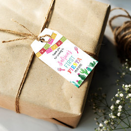 First Fiesta Birthday Party Favor Tag, Mädchen Geschenkanhänger