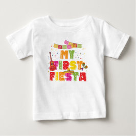 First Fiesta Girl Birthday T - Shirt