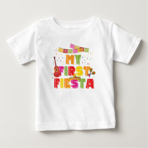 First Fiesta Girl Birthday T - Shirt