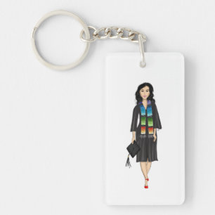 First-generation Latina Graduate Keychain Schlüsselanhänger
