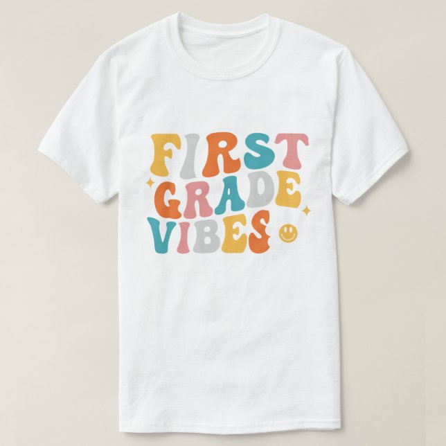 First Grad Vibes T-Shirt (Design vorne)