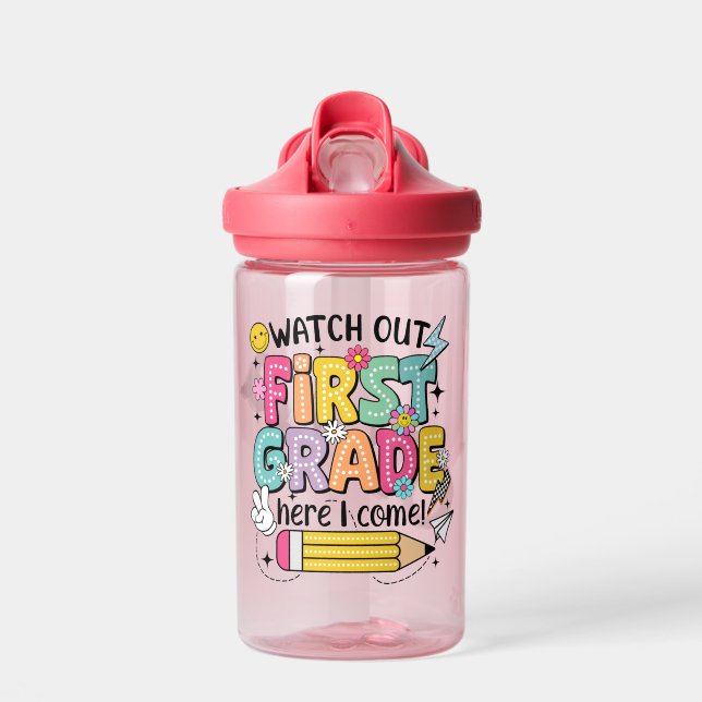 First Grade Flair: Ready to Shine! Trinkflasche (Vorne)