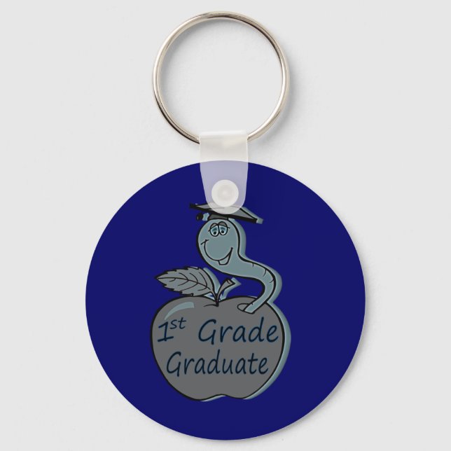 first.grade.graduate.apple schlüsselanhänger (Vorderseite)