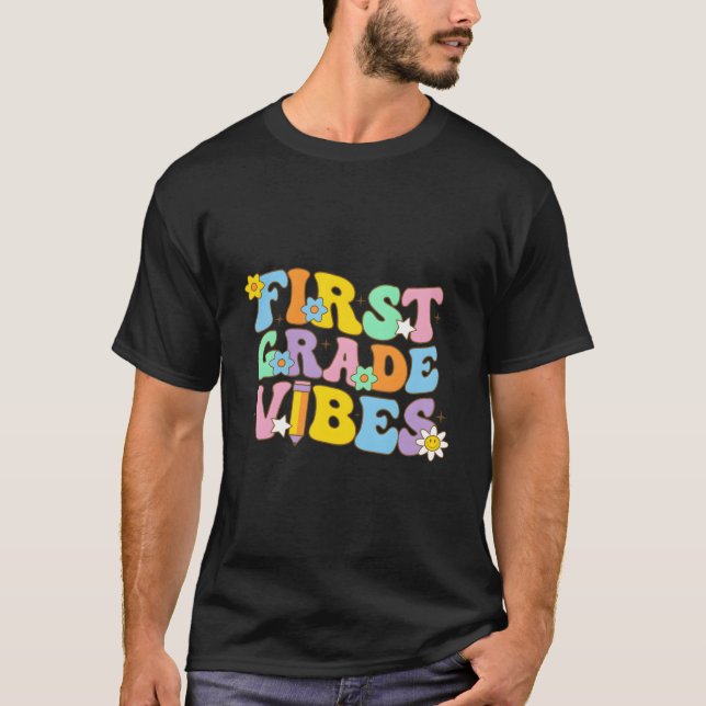 First Grade S 1St Grade Back To School T-Shirt (Vorderseite)