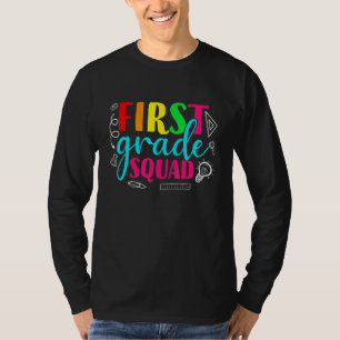 First Grade Squad erster Schultag zurück in die Sc T-Shirt