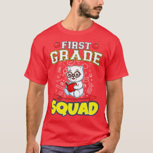 First Grade Squad Funny Elementary School T-Shirt