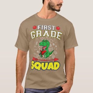 First Grade Squad Funny Elementary School T-Shirt