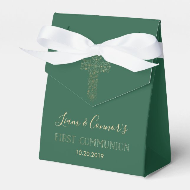 First Holy Communion Favor Box Geschenkschachtel (Vorderseite)