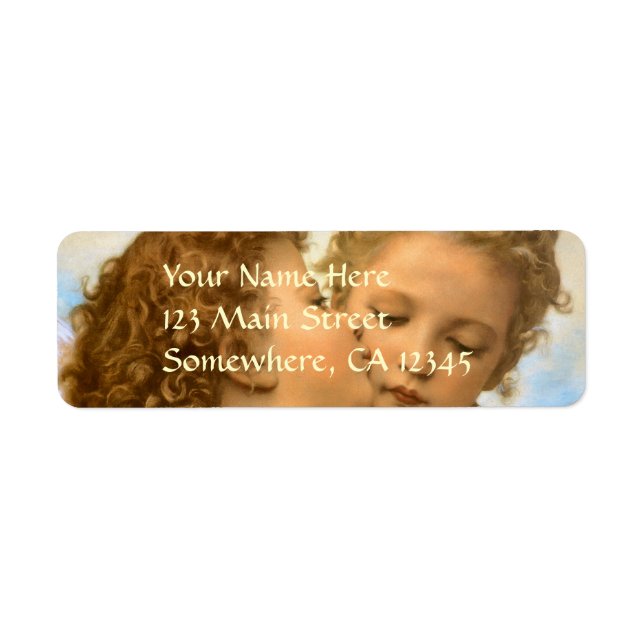 First Kiss (Engeldetails) von Bouguereau (Vorne)