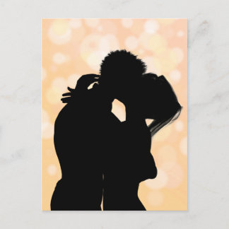 First Kiss Postkarte