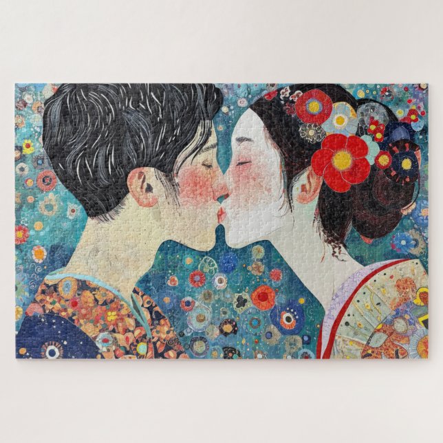 First Kiss Puzzle (Horizontal)