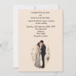 First Kiss Wedding Einladung