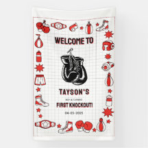 First Knockout Boxing 1. Geburtstag – Lustige Kind