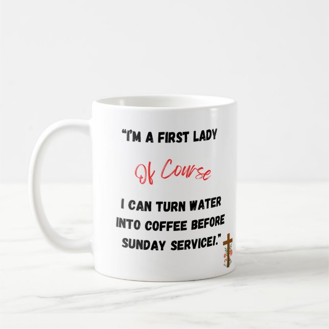"First Lady Coffee" Kaffeetasse (Links)