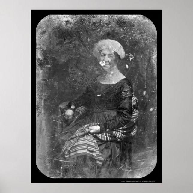 First Lady Dolley Madison Daguerreotype 1848 Poster (Vorne)
