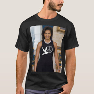 First Lady Michelle Obama des Friedens T-Shirt