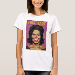 First Lady Michelle Obama - kundengerecht T-Shirt