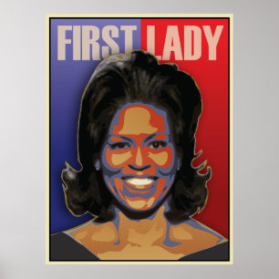 First Lady Michelle Obama Poster