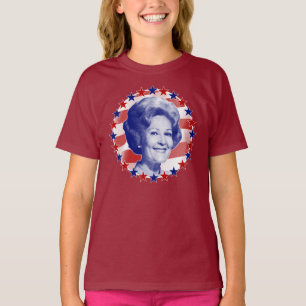 First Lady Pat Nixon US Flagge T-Shirt