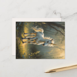 First Light Kin Unicorn Postcard Postkarte