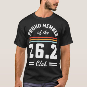 First Marathon 262 Club Marathoner Retro Runner T-Shirt