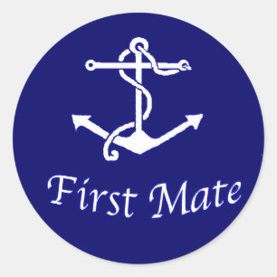 First Mate Sticker für Schiffe