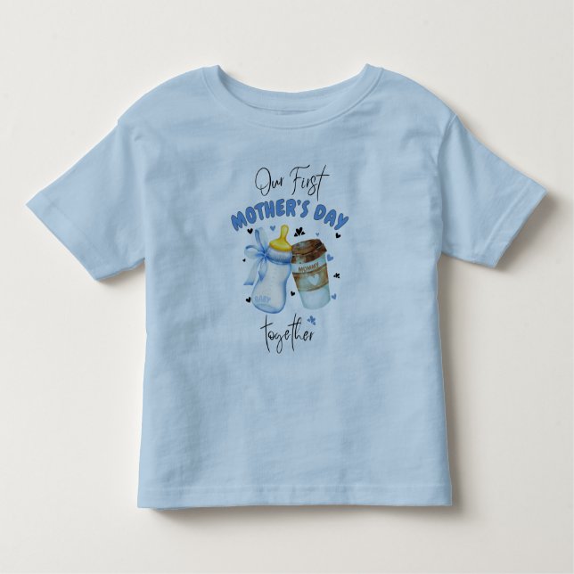 First Mthers Day Shirt 2025 /Blue Matching Outfit (Vorderseite)