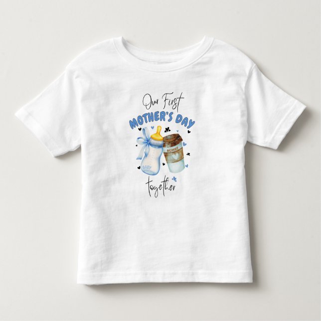 First Mthers Day Shirt 2025 /Blue Matching Outfit (Vorderseite)