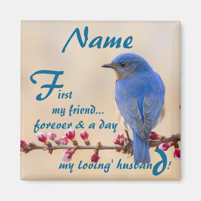 First My Forever My Lovin Husband Magnet (Vorne)