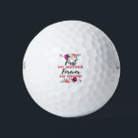 First My Mother Forever My Friend black Golfball<br><div class="desc">First My Mother Forever My Friend black design. This is a short sentimental quote which is great as a gift for Mother's day. Also suitable as a general mother gift for Birthday,  Christmas or Valentine's Day.</div>
