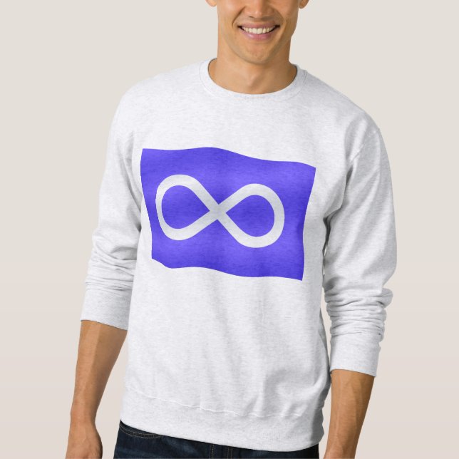 First Nation Shirt Metis Flag Sweatshirt Metis Top (Vorderseite)