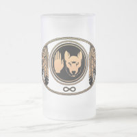 First Nations Wolf Beer Tasse Wildlife Art Stein T