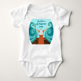First Passover Custom Baby Name Year Niedlich Mose Baby Strampler