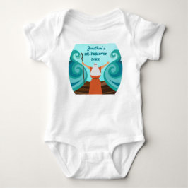 First Passover Custom Baby Name Year Niedlich Mose Strampler