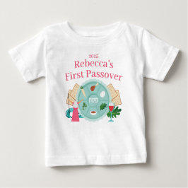 First Passover Custom Girl Name Year Baby T - Shir Baby T-shirt