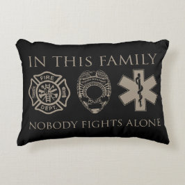 "First Responder" akzentes Pillow Dekokissen