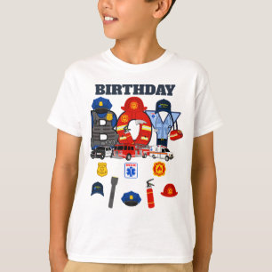 First Responder Birthday Boy   Notfall T-Shirt