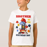 First Responder Brother of the Birthday Emergency T-Shirt<br><div class="desc">Feiern Sie mit diesem besonderen T - Shirt den ersten Geburtstag eines Babys,  ganz besonders und personalisiert</div>