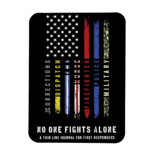 "First Responder der dünnen Linie" Flexible Magne Magnet