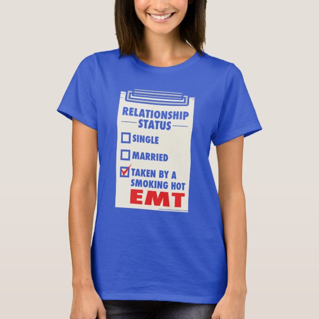 First Responder EMT Girlfriend T-Shirt (Vorderseite)