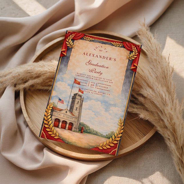 First Responder Graduation Celebration Einladung (Von Creator hochgeladen)