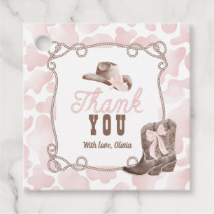 First Rodeo 1. Geburtstag Dusty Pink Geschenkanhän Geschenkanhänger