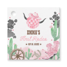 First Rodeo 1st Birthday Pink Boho Wild West