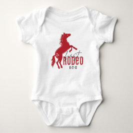 First Rodeo Baby Bodysuit - Western 1. Geburtstag  Strampler