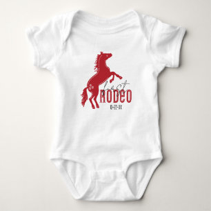 First Rodeo Baby Bodysuit - Western 1. Geburtstag Strampler
