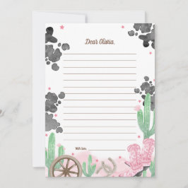 First Rodeo Boho Wild West Time Capsule Cards Einladung