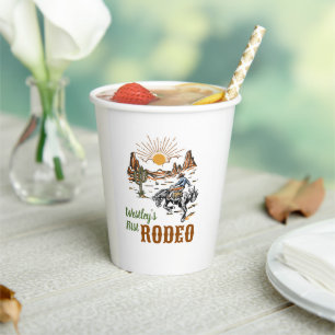 First Rodeo Boy Birthday Pappbecher