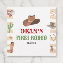 First Rodeo Cowboy 1st First Birthday Party